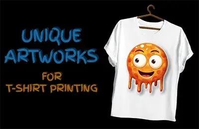 obras de arte únicas para impressão em t-shirts