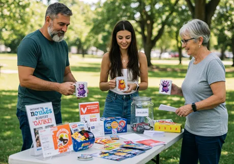 Grupos para eventos de caridade