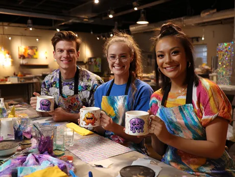 Estúdios de artesanato e equipas de DIY