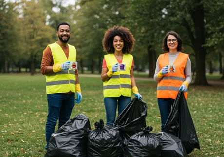 Equipas de limpeza ambiental